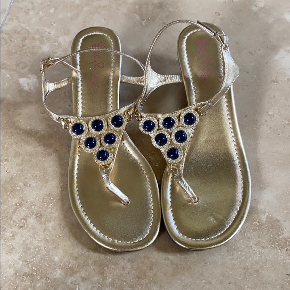 Lily Pulitzer NEW T- Strap Sandals